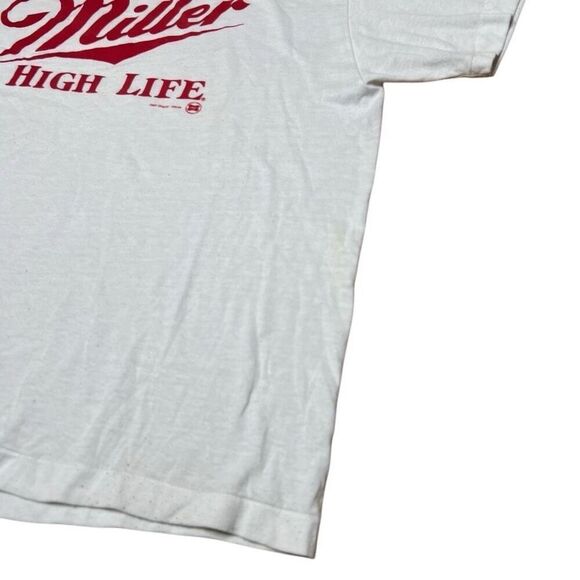 Vintage 80s Miller High Life Beer T Shirt Large - Picture 2 of 5